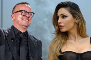 Anna Tatangelo e Gigi D'Alessio reazione