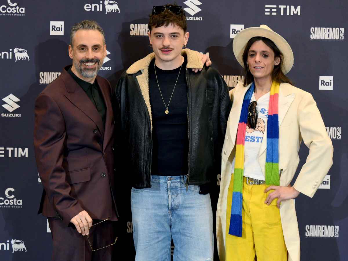 Brunori Sas e Lucio Corsi con Olly