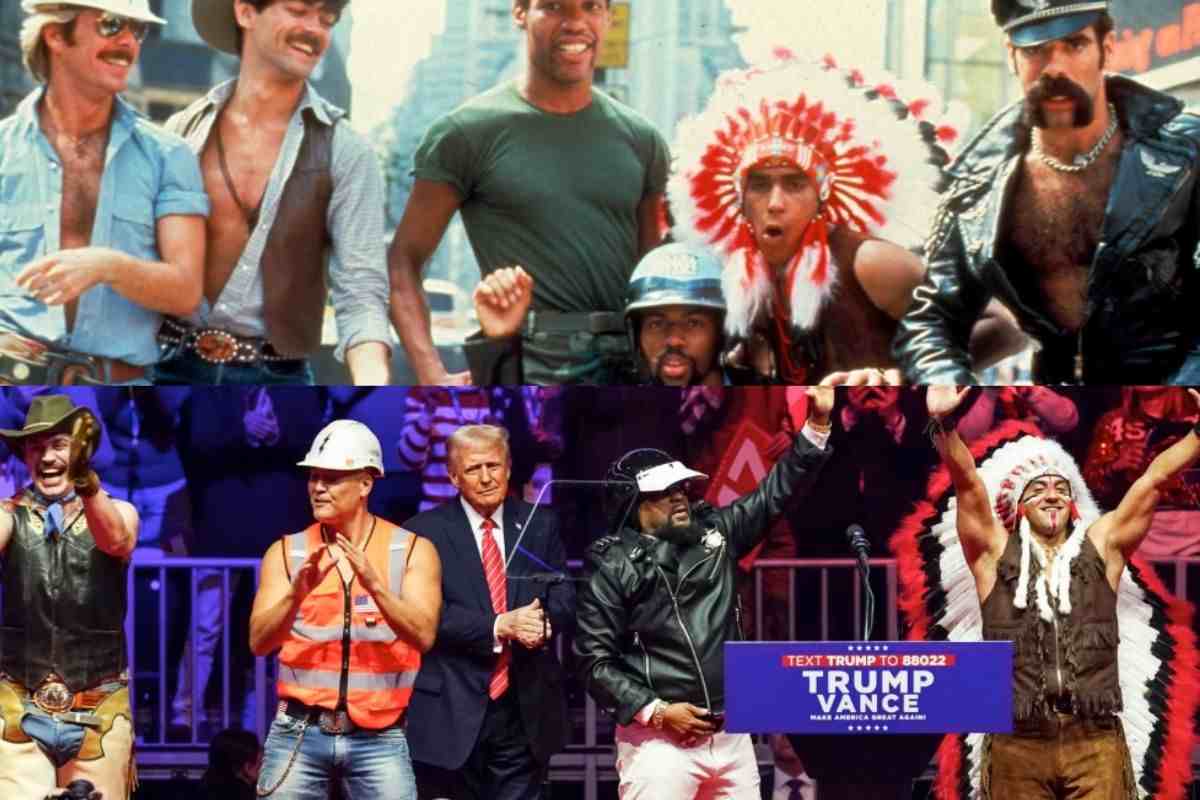 I Village People durante la celebrazione di Trump alla Casa Bianca