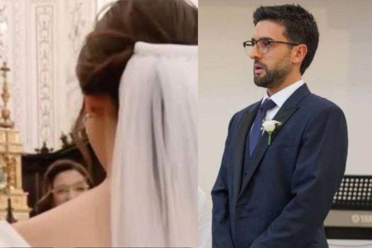 Piero Barone in chiesa